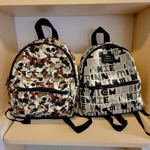 Disney Mickey & Minnie Mouse Mini Backpacks Duo | Cartoon Print |